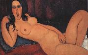 Reclining Nude with Loose Hair (mk38), Amedeo Modigliani